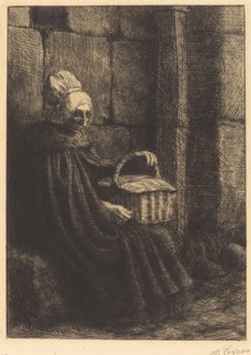 Peasant Woman of Boulogne (Paysanne des environs de Boulogne dite La femme au panier).
