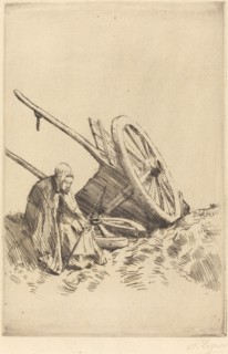 Broken Cart (La charrette brisee).