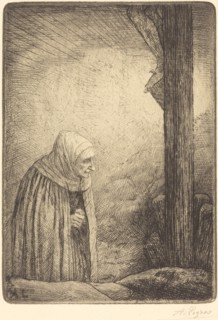 Woman at the Foot of the Cross (Femme au calvaire).
