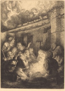 The Adoration of the Shepherds (L'adoration des bergers).