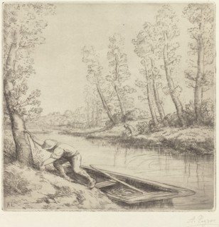 Morning along the River (La matin sur la riviere).