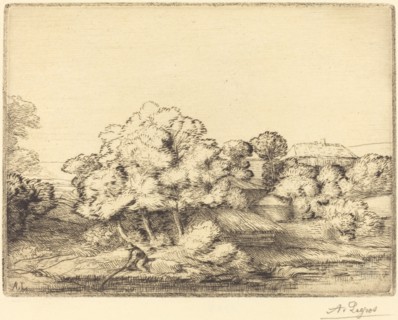 Hamlet near the Lake (Le hameau pres du lac).