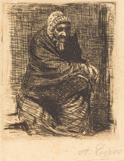 Old Woman Seated (La vieille femme assise).