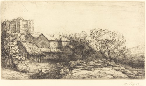 Farm at the Monastery (La ferme de l'abbaye).