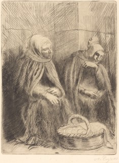 Egg-sellers, 1st plate (Les marchandes d'oeufs).