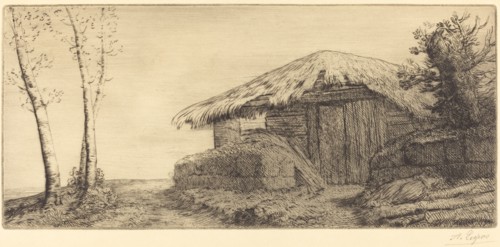 Shepherd's Hut on a Hillside (Bergerie sur le coteau).