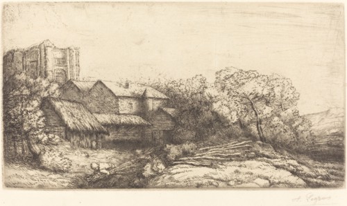 Farm at the Monastery (La ferme de l'abbaye).