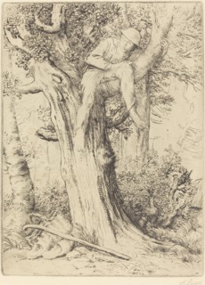 Landscape with a Boy in a Tree (Paysage avec un garcon gimpe sur un arbre dite "Le denicher d'oiseaux).