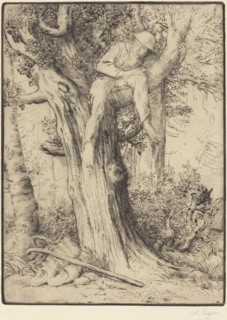 Landscape with a Boy in a Tree (Paysage avec un garcon grimpe sur un arbre, dite "Le denicheur d'oiseaux").