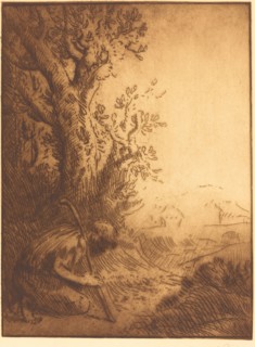 The Prodigal Son, 4th plate (L'enfant prodigue).