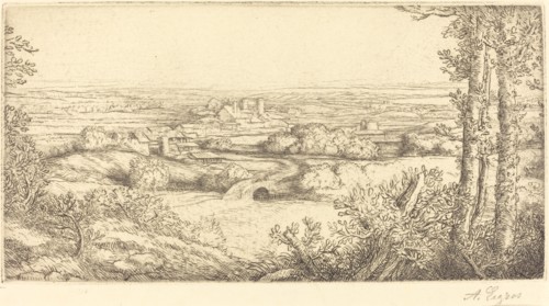 Valley in Bourgogne (Une vallee en Bourgogne).