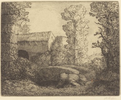 Bridge at the Mill (Le pont du moulin).