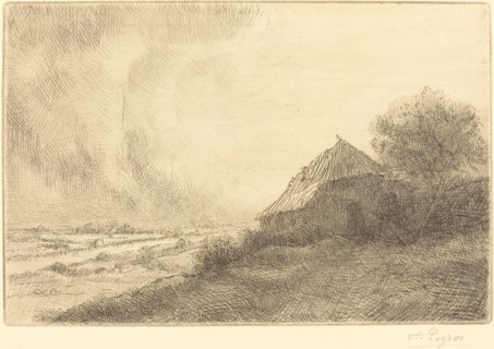 Hovel on a Hillside (Masure sur la colline).
