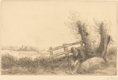 Farmer Reclining (Le fermier au repos).