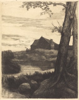Farm with Large Tree (La ferme au grand arbre).