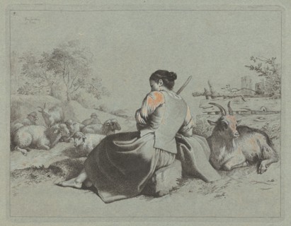 Seated Shepherdess, 1762.