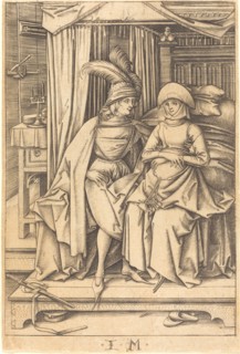 Couple Seated on a Bed, c. 1495/1503.