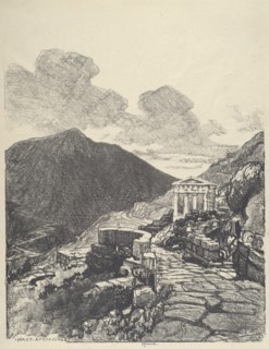 The Treasury of Athens, Delphi, 1913.