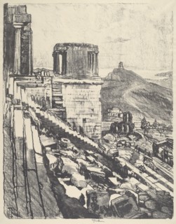 The Temple of Nike, Athens, 1913.
