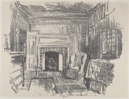 Bed Room, Stenton, 1912.