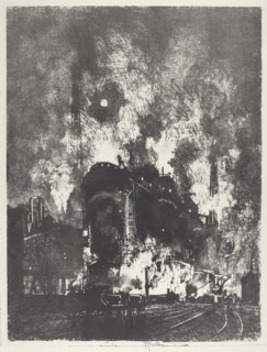 Furnaces at Night, 1916.