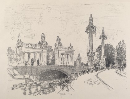 Bridge at Charlottenburg, 1921.