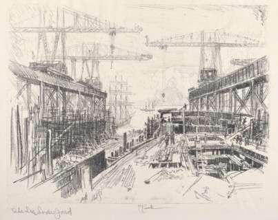 The Sea Lord's Yard, c. 1912.