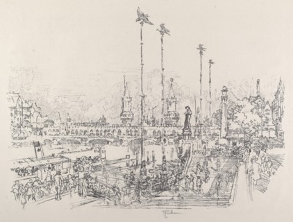 Oberbaum-Brucke, Berlin, 1921.