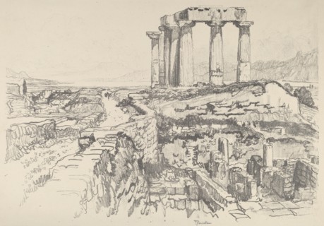 Corinth, towards the Gulf, 1913.