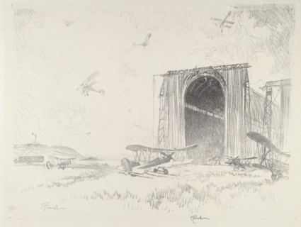 The Balloon-Shed, 1916.