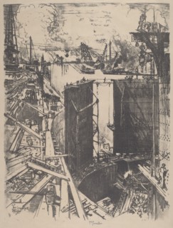 The Guard Gate, Gatun Lock, 1912.