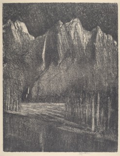 Night in the Yosemite, 1912.
