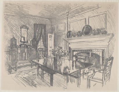 The Dining Room, Stenton, 1912.