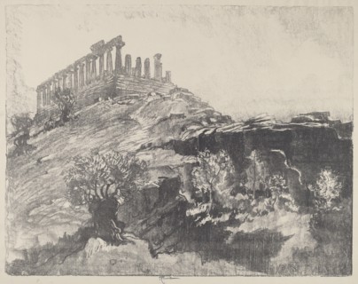 The Temple of Concord on the Wall, Girgenti, 1913.