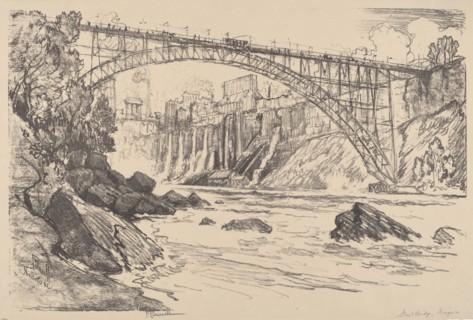 The Steel Bridge, 1910.