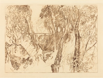 Mill near the Grand Chartreuse, published 1816.