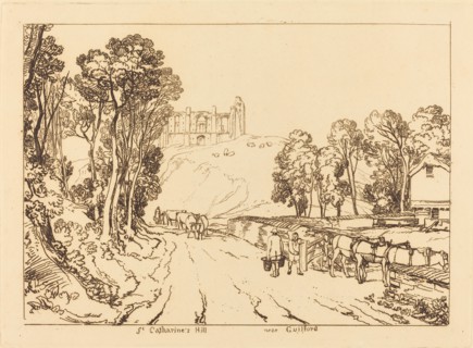 Saint Catherine's Hill Near Guilford, published 1811.