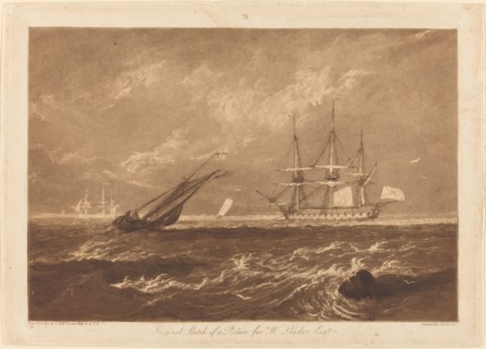 The Leader Sea Piece, published 1809.