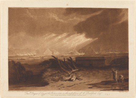 The Fifth Plague of Egypt, published 1808.