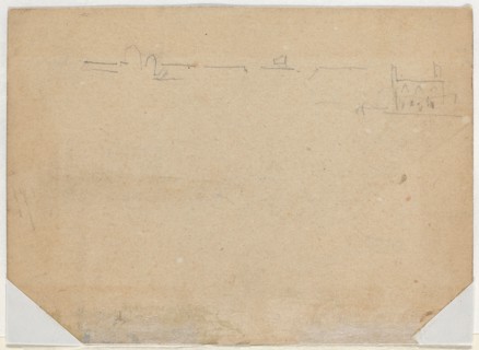 Roof Line [verso], 1862.
