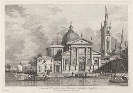 Veduta del Prospetto della Chiesa di S. Giorgio Maggiore, 1742.