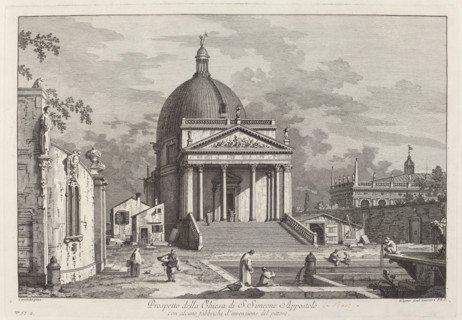 Prospetto della Chiesa di S. Simeone Appostolo, 1742.