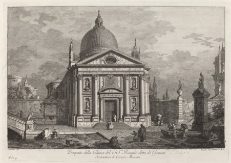 Prospetto della Chiesa del SS. Rosario detta de' Gesuati, 1742.
