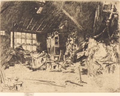 The Smithy, c. 1880.