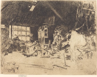 The Smithy, c. 1880.