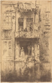 Balcony, Amsterdam, 1889.