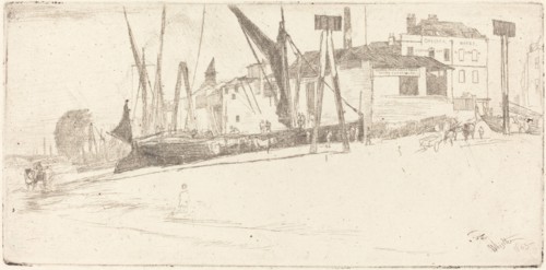 Chelsea Wharf, 1863.