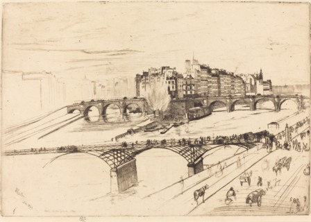 Isle de la Cite, Paris, 1859.