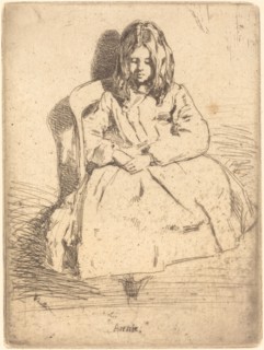 Annie Seated, 1858.