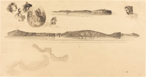 Sketches on the Coast Survey Plate, 1854/1855.